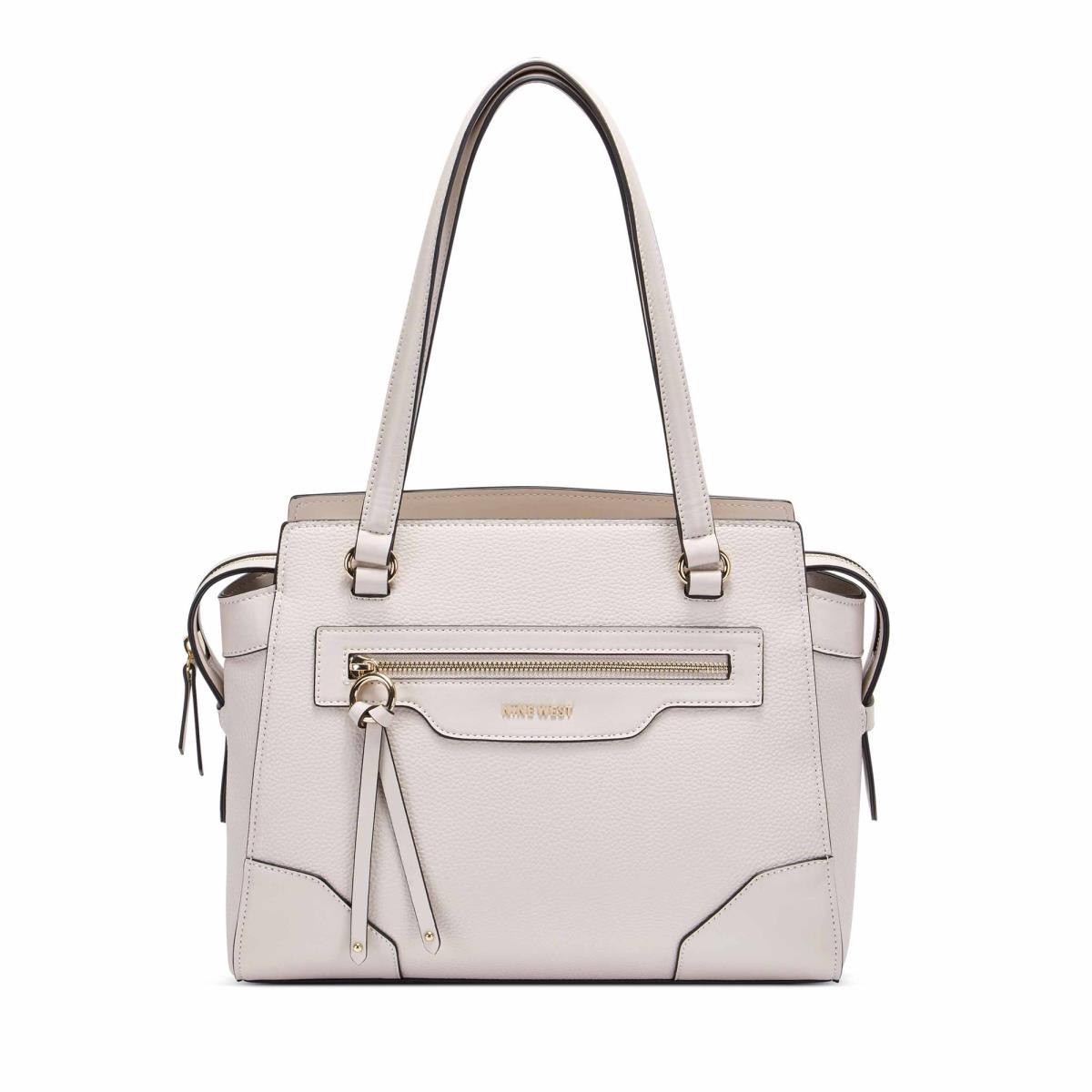 Beige Women\'s Nine West Brooklyn Jet Set Shldr Satchel Bags | PAKS84503