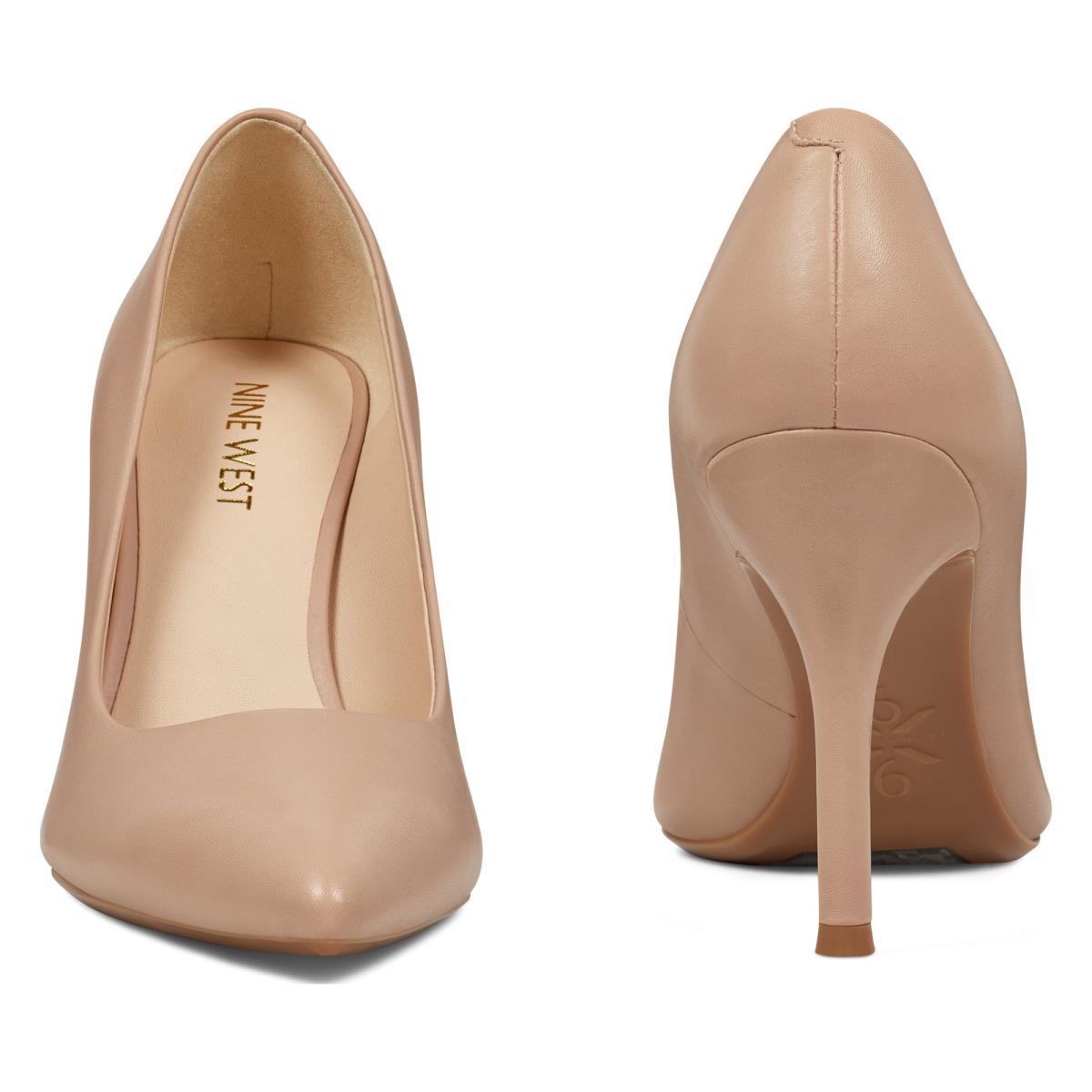 Beige Women's Nine West Fifth 9x9 Pointy Toe Pumps | IDPG87520