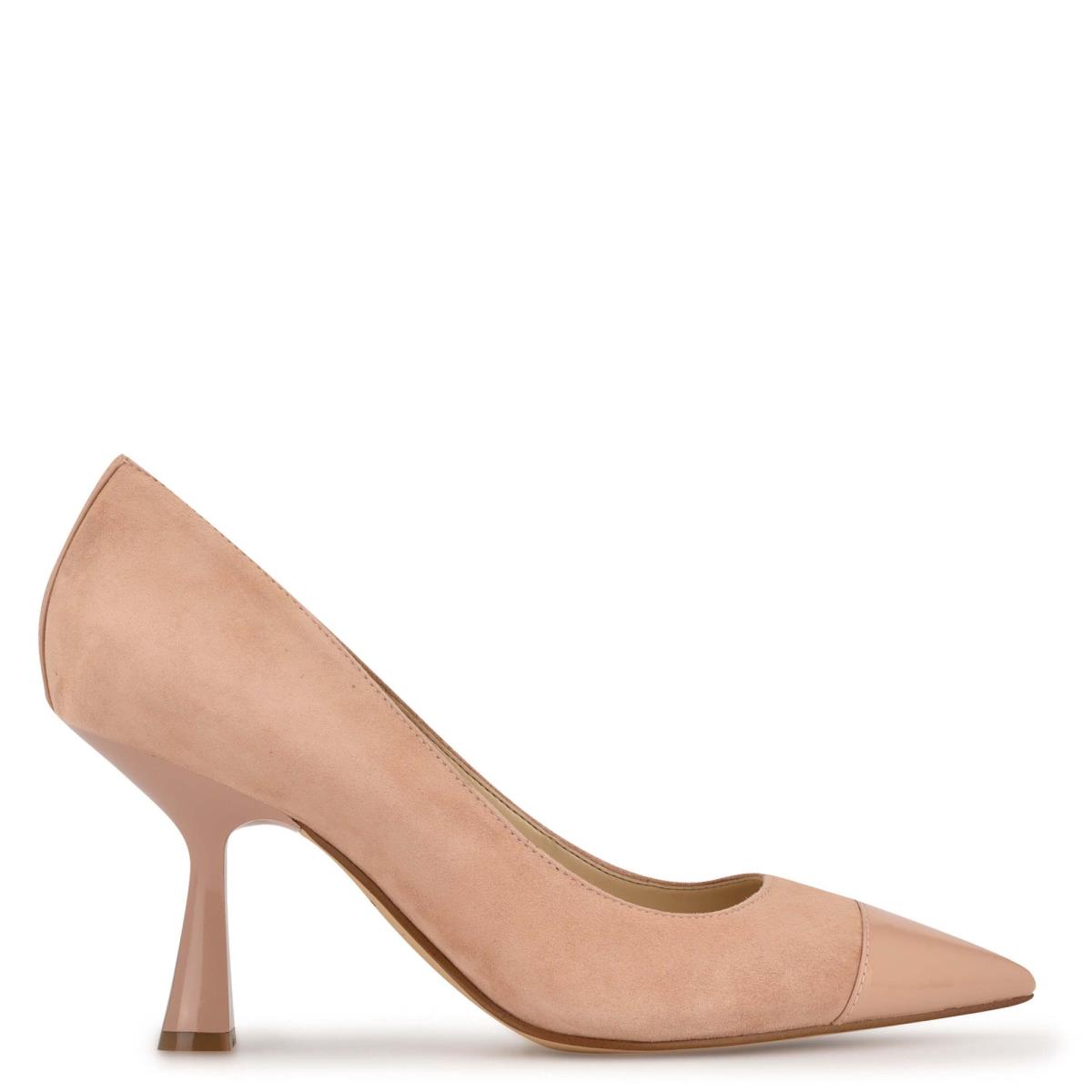 Beige Women\'s Nine West Hippa Pointy Toe Pumps | VPRF27619