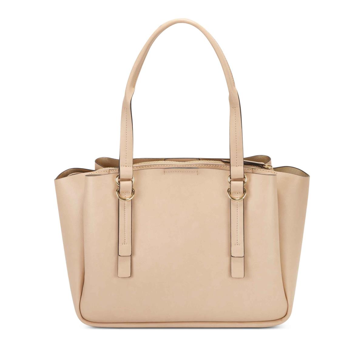 Beige Women's Nine West Maisie Jet Set Satchel Bags | YJUP02356