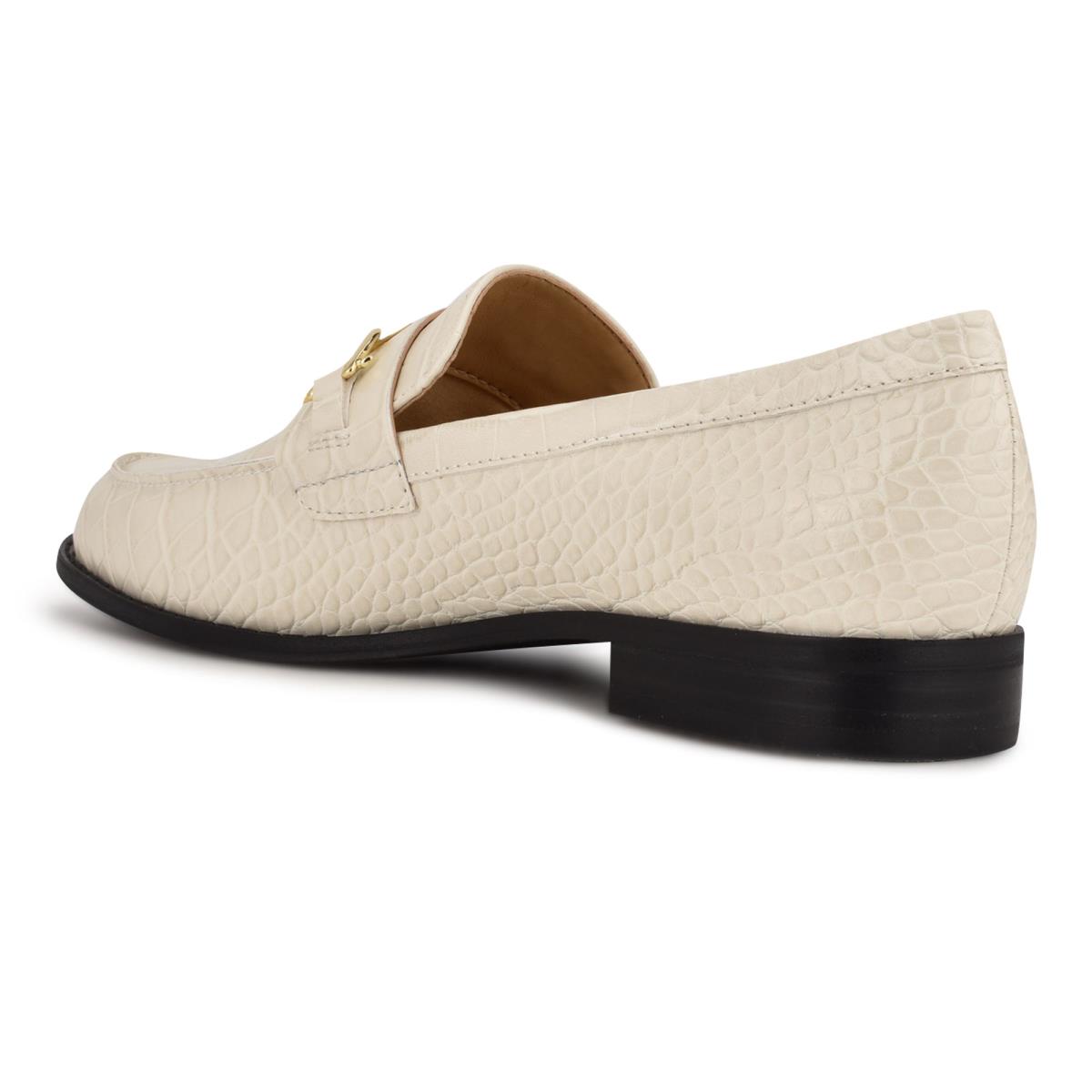 Beige Women's Nine West Onlyou Slip-On Loafers | NTUF95142