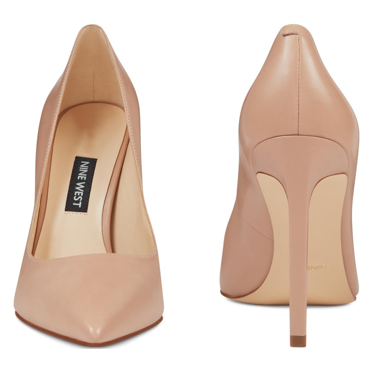 Beige Women's Nine West Tatiana Pointy Toe Pumps | IORV85341