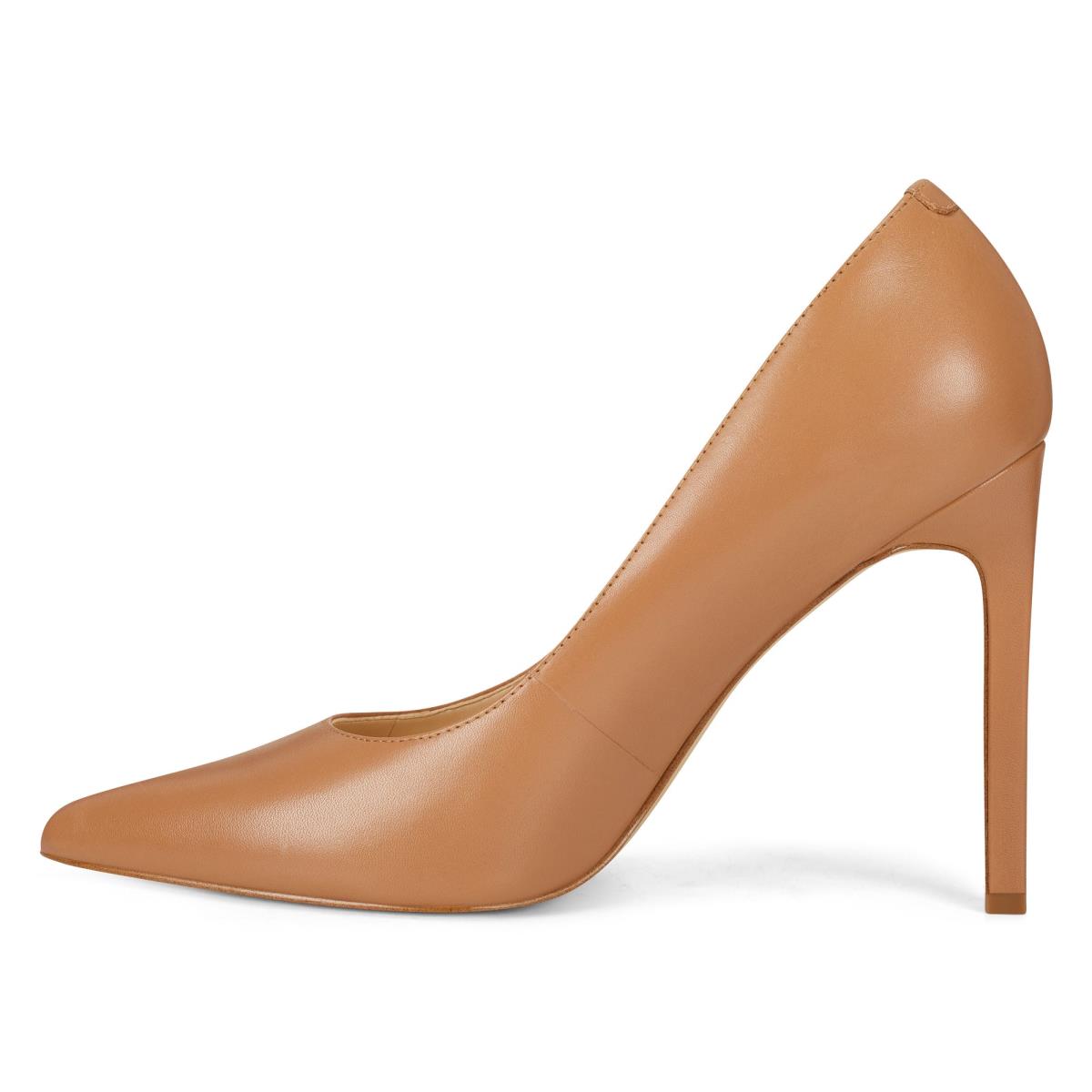 Beige Women's Nine West Tatiana Pointy Toe Pumps | UXDE26038