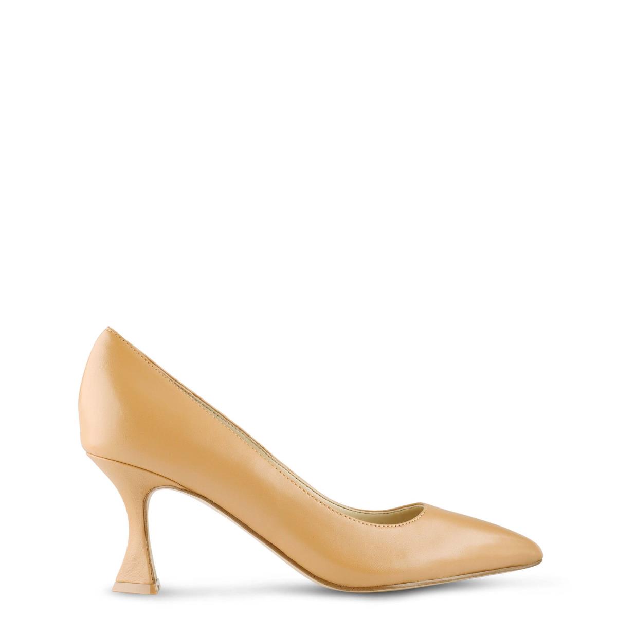 Beige Women\'s Nine West Workin Pointy Toe Pumps | TXBU61842