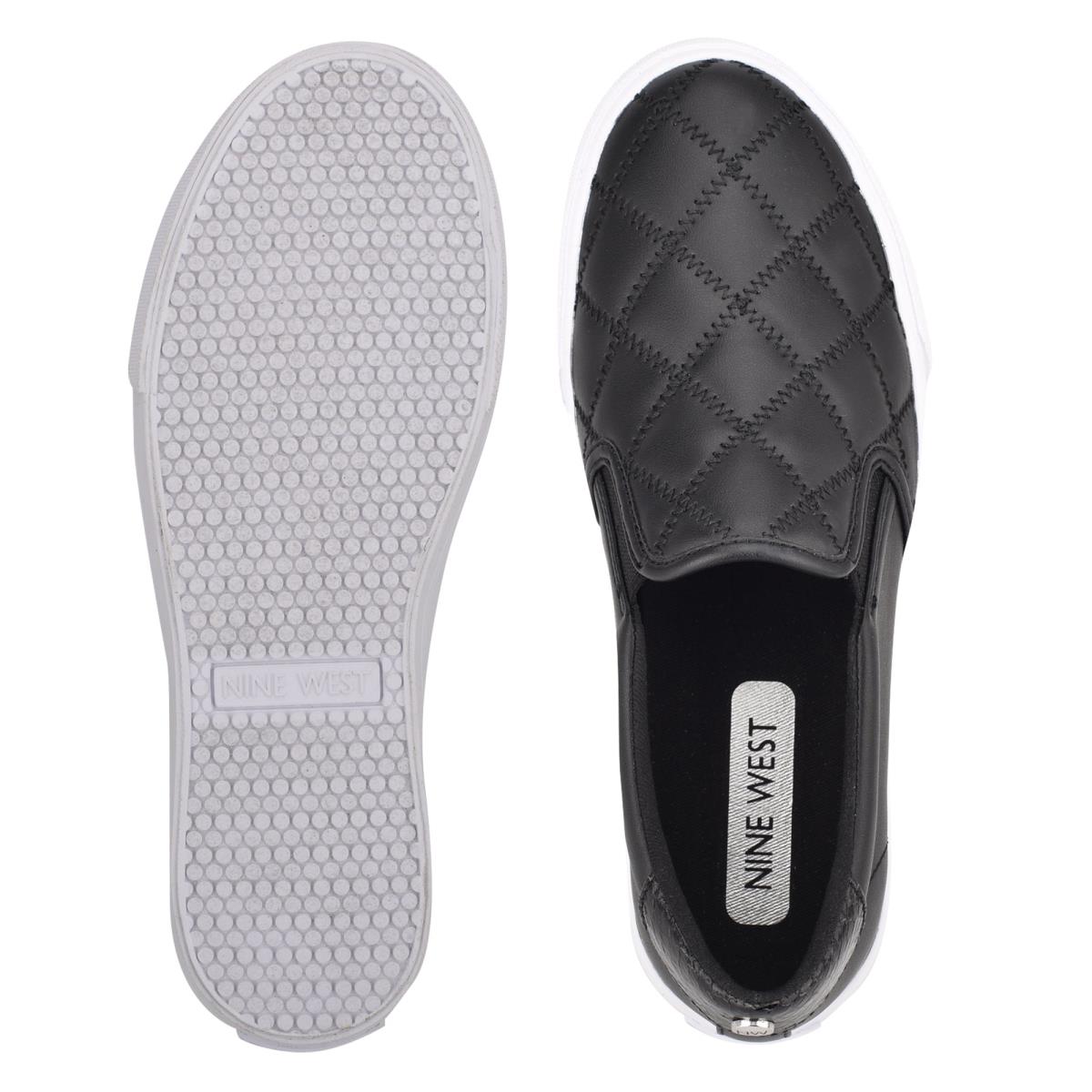 Black / Black Women's Nine West Lala Slip On Sneakers | FWAR84671