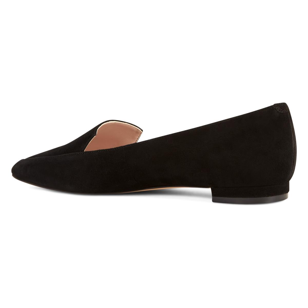 Black Women's Nine West Abay Smoking Flats | SUMA49537