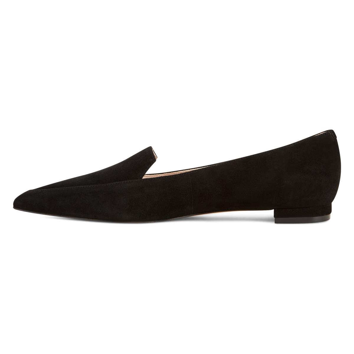 Black Women's Nine West Abay Smoking Flats | SUMA49537