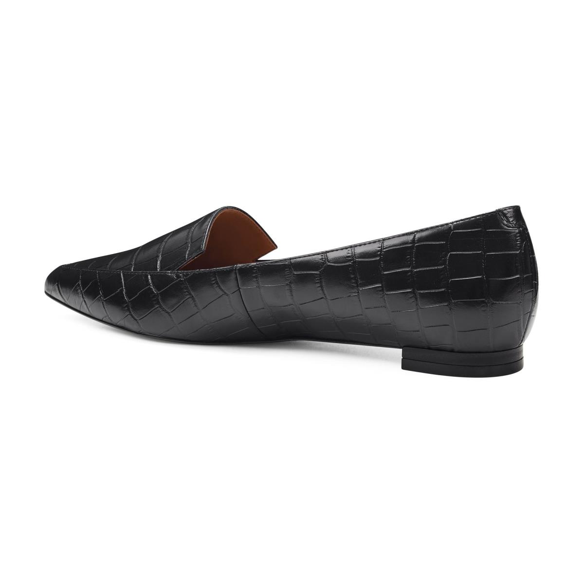 Black Women's Nine West Abay Smoking Flats | UKNV45367