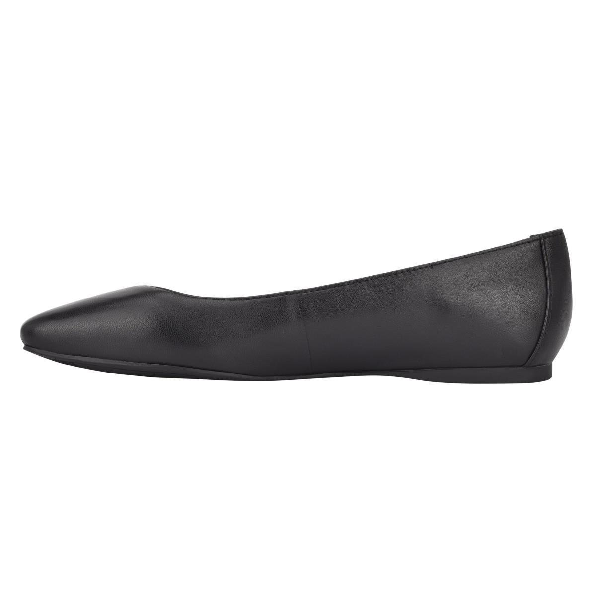 Black Women's Nine West Alena Square-Toe Flats | TEUV73025