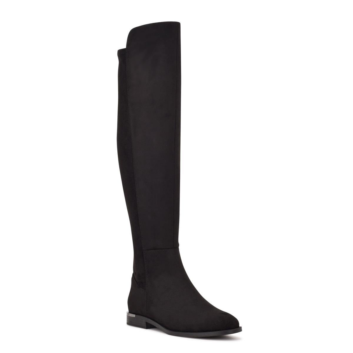 Black Women's Nine West Allair Over the Knee Boots | TJMB08943