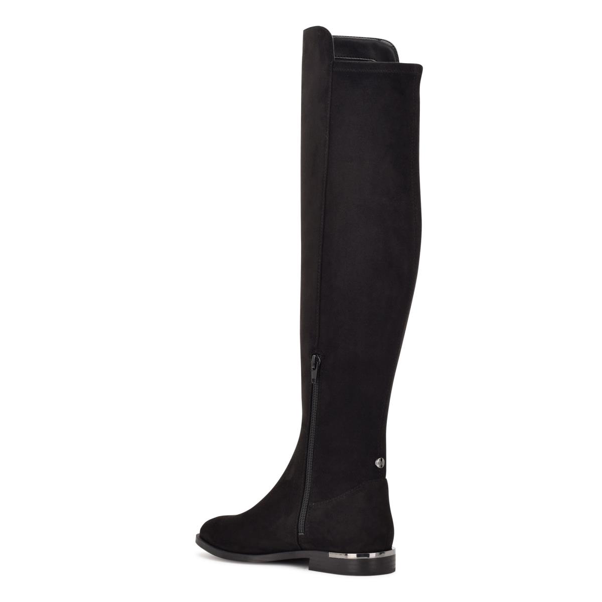 Black Women's Nine West Allair Over the Knee Boots | TJMB08943