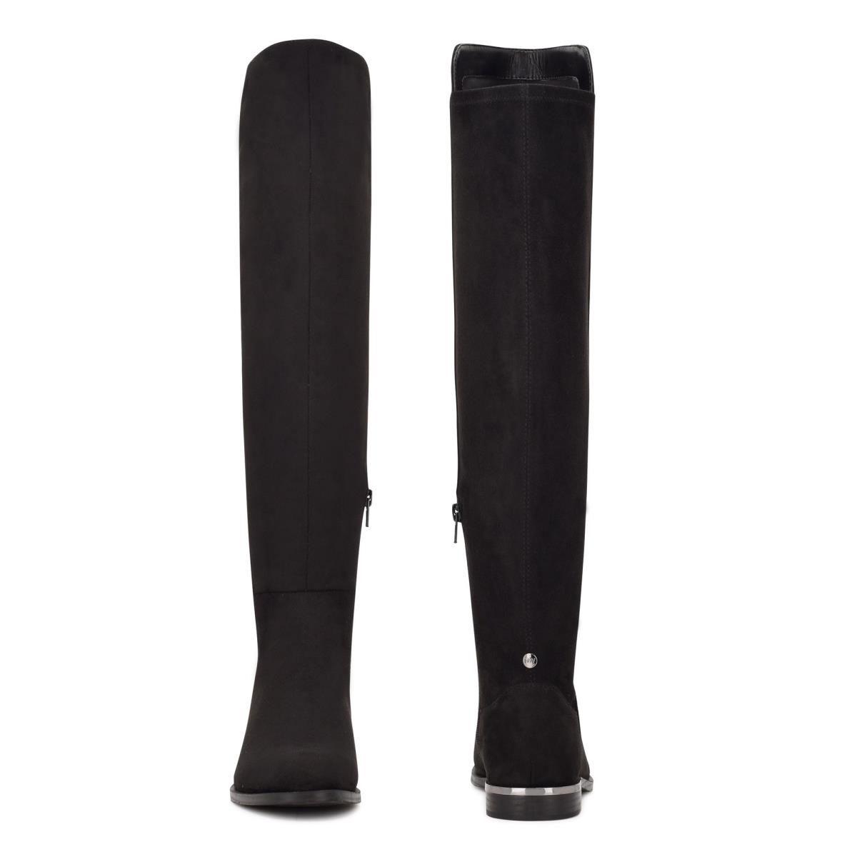 Black Women's Nine West Allair Over the Knee Boots | TJMB08943