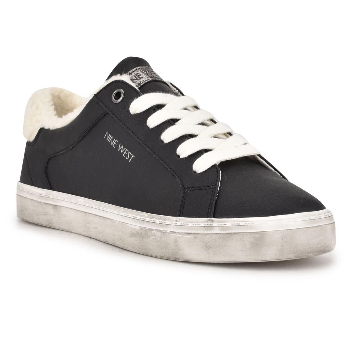 Black Women's Nine West Bribe Casual Sneakers | UZXM56023