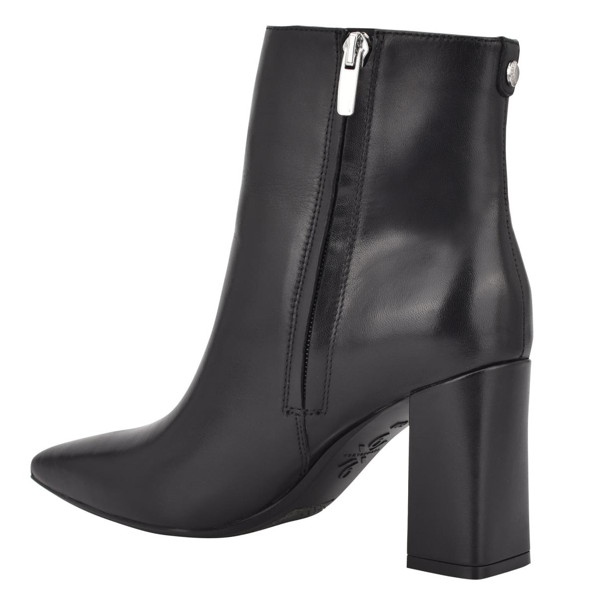 Black Women's Nine West Cacey 9x9 Heeled Booties | WHOZ87463