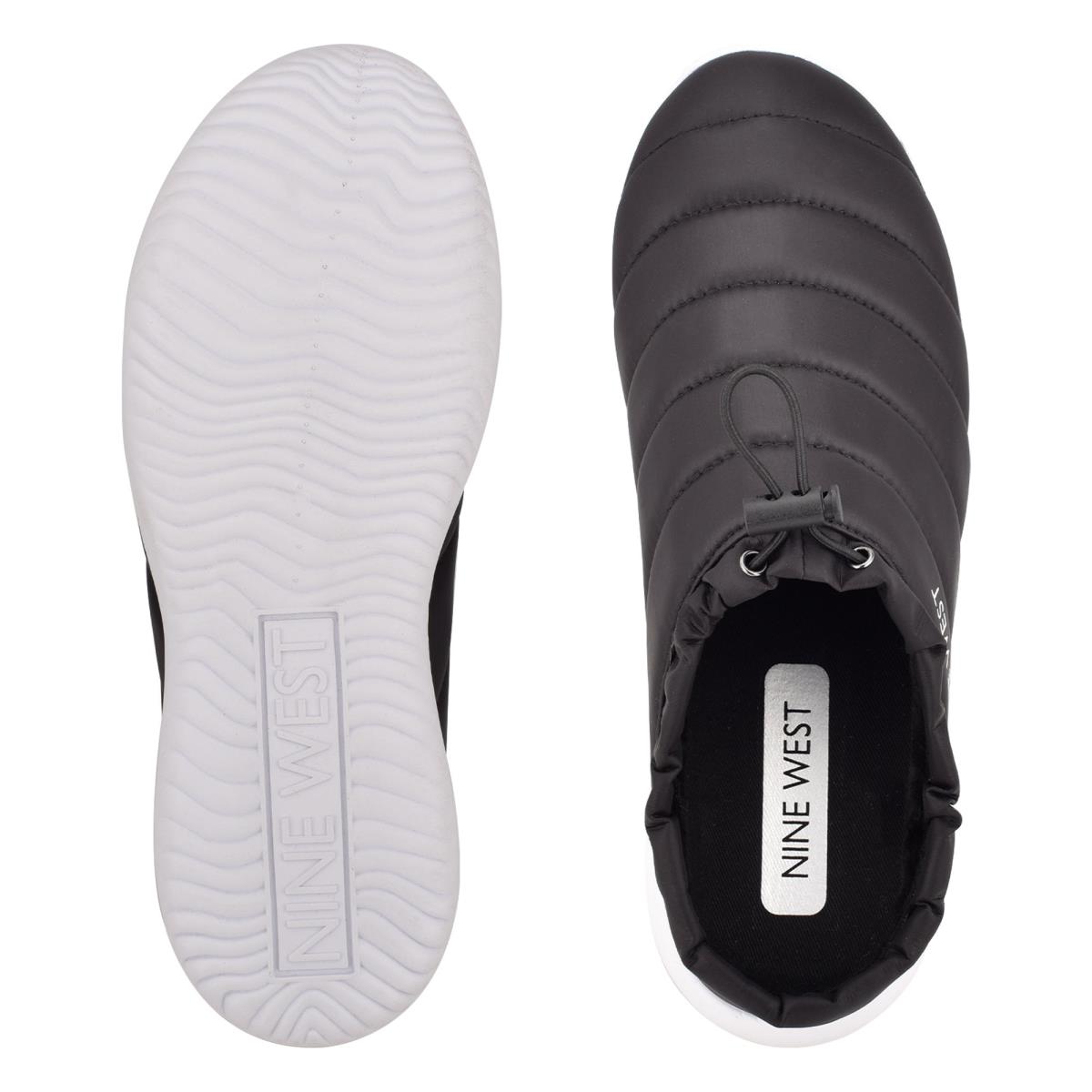 Black Women's Nine West Echo Slip On Sneaker | HLSD21840