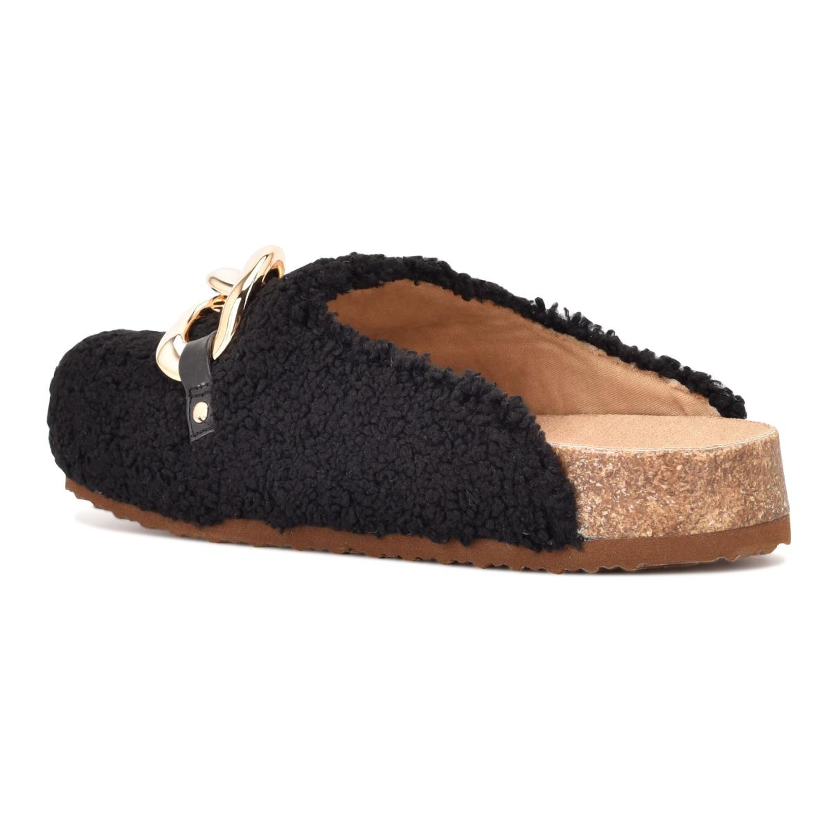 Black Women's Nine West Everyth Cozy Mules | AEFS69532