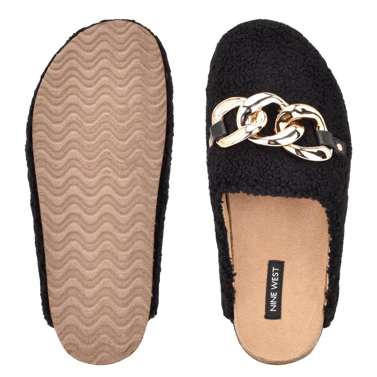 Black Women's Nine West Everyth Cozy Mules | AEFS69532