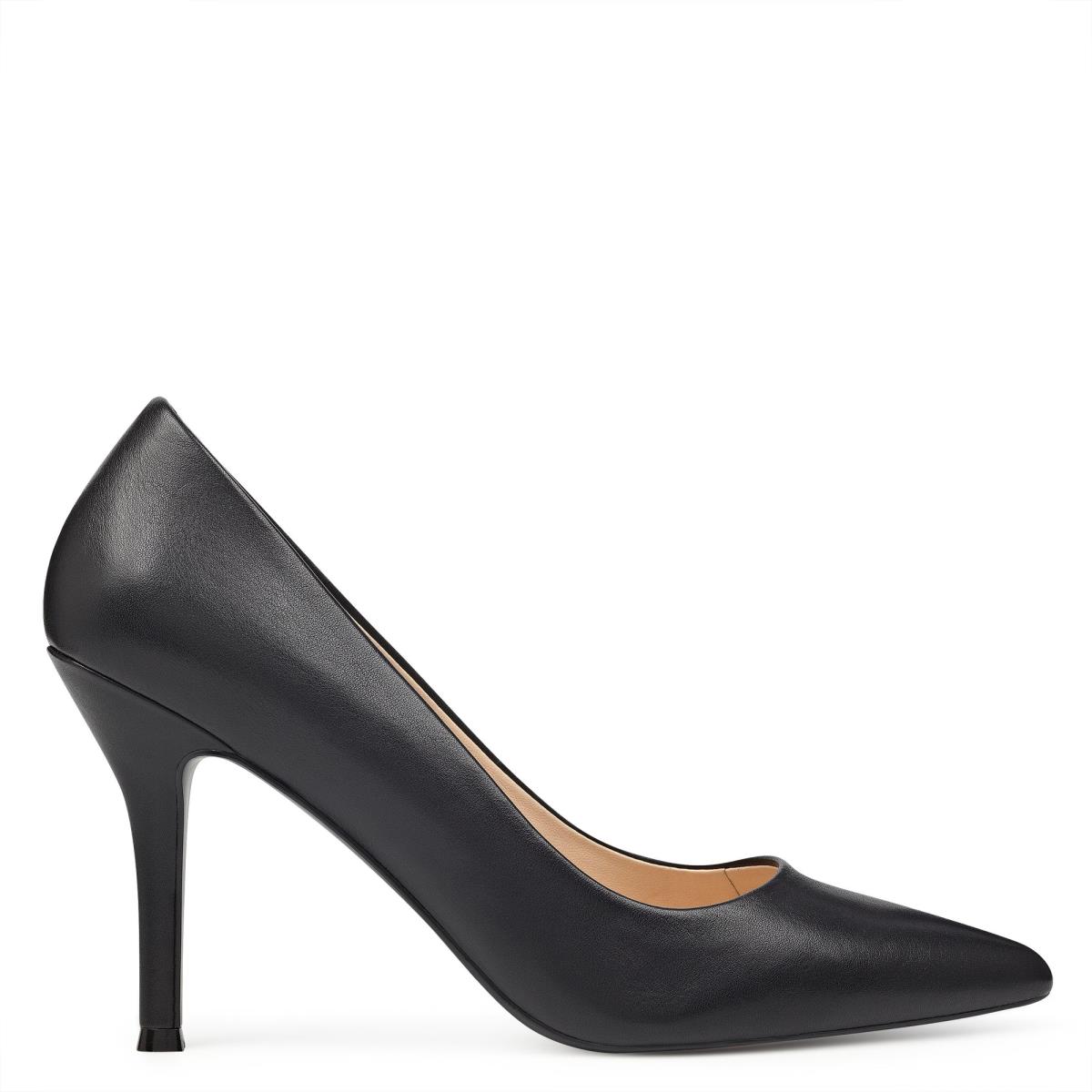 Black Women\'s Nine West Fifth 9x9 Pointy Toe Pumps | DMCW94761