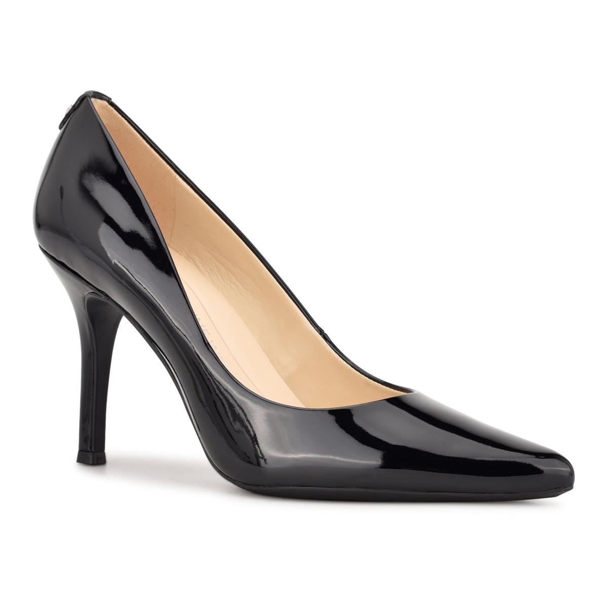 Black Women's Nine West Fifth 9x9 Pointy Toe Pumps | VAMR08649