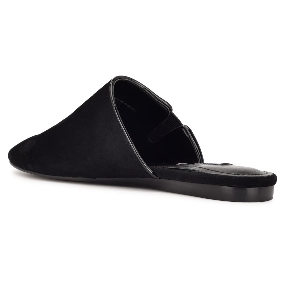 Black Women's Nine West Freeda Pointy Toe Mules | GWBL15802