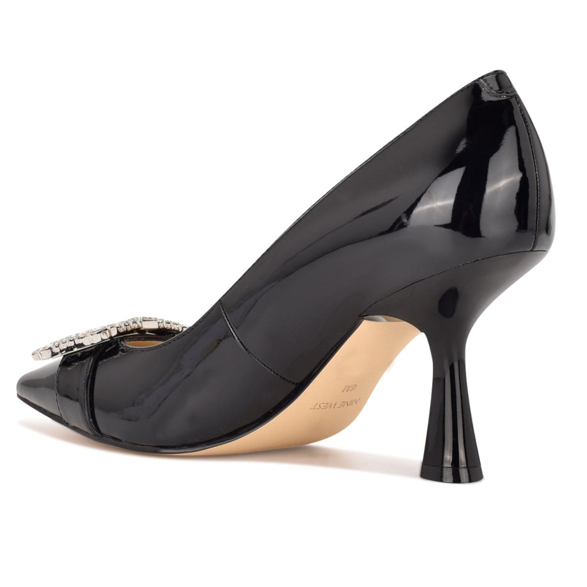 Black Women's Nine West Helyn Pointy Toe Pumps | FOUX69271