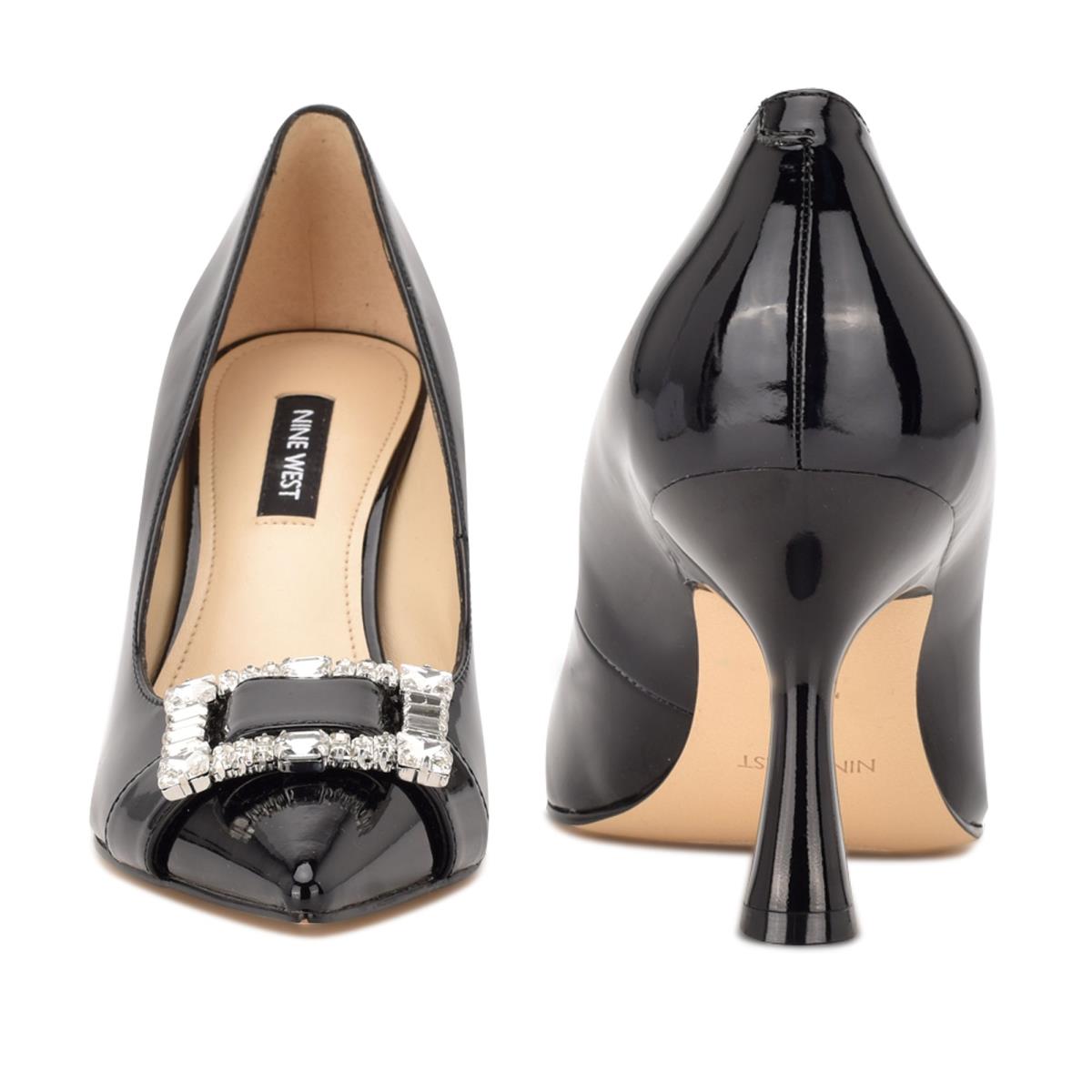 Black Women's Nine West Helyn Pointy Toe Pumps | FOUX69271