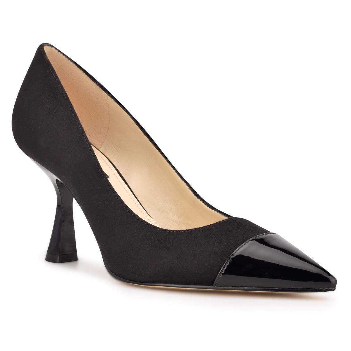 Black Women's Nine West Hippa Pointy Toe Pumps | BRDY32485