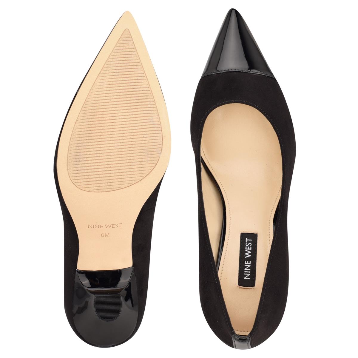 Black Women's Nine West Hippa Pointy Toe Pumps | BRDY32485