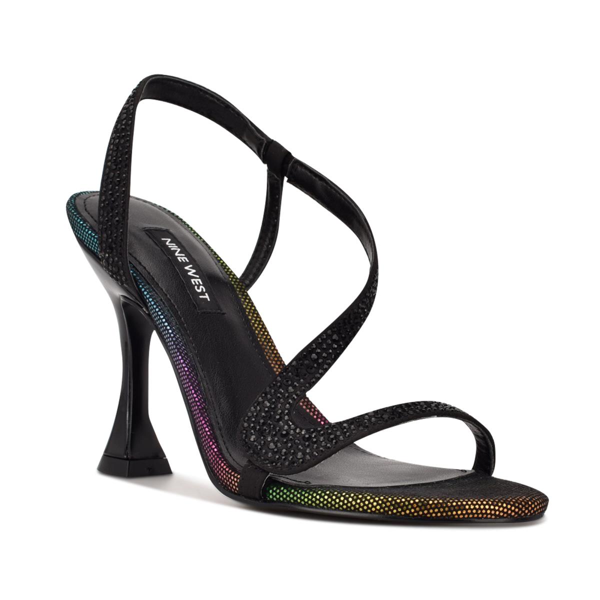 Black Women's Nine West Immal Dress Sandals | EZOC86109