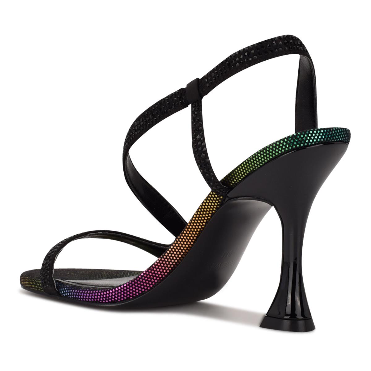 Black Women's Nine West Immal Dress Sandals | EZOC86109