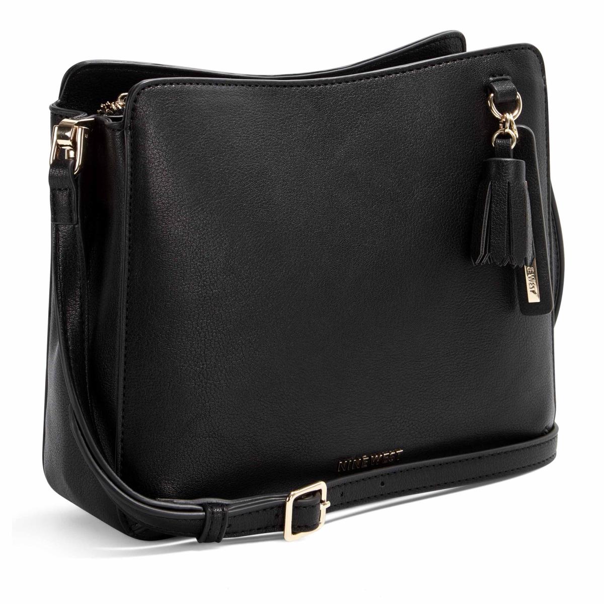 Black Women's Nine West Imogen Swing Pack Crossbody Bags | YZVW80435