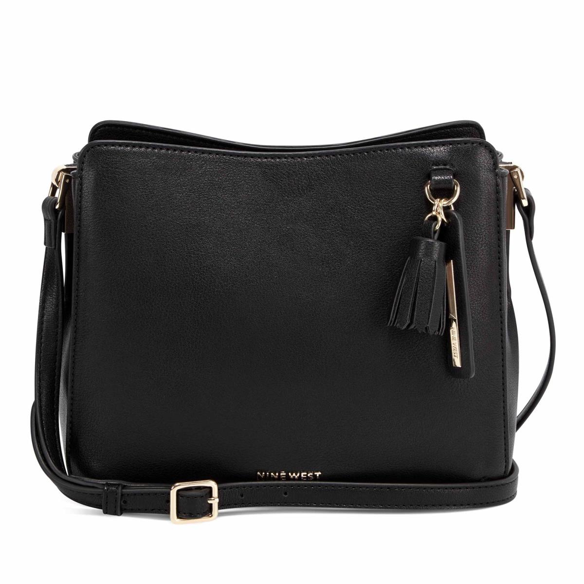 Black Women\'s Nine West Imogen Swing Pack Crossbody Bags | YZVW80435