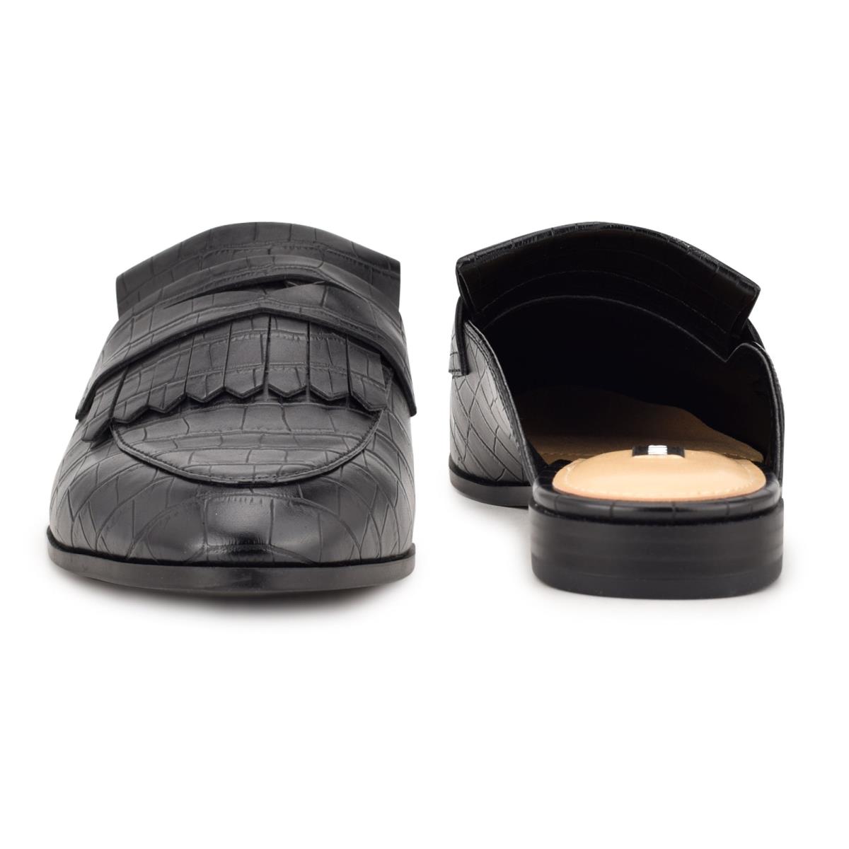 Black Women's Nine West Kilts Mules | SDLY71026