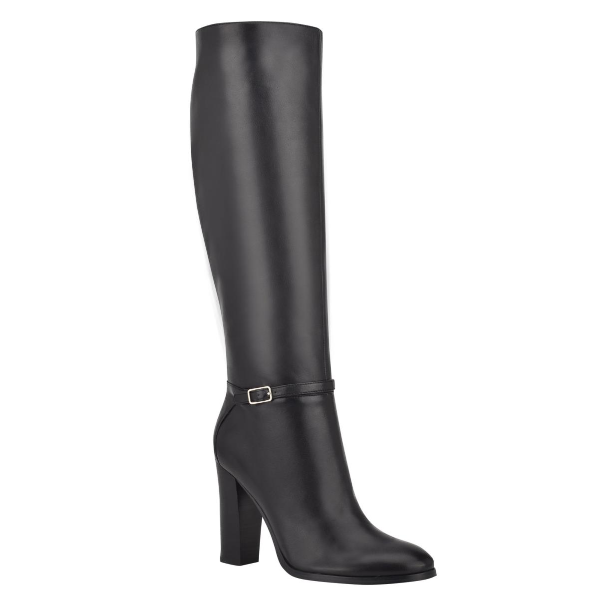 Black Women's Nine West Kimy Heeled Boots | VKDA27354