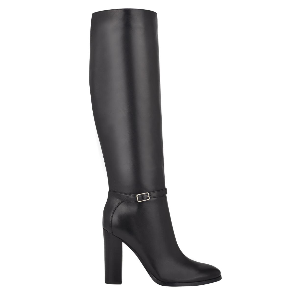 Black Women\'s Nine West Kimy Heeled Boots | VKDA27354