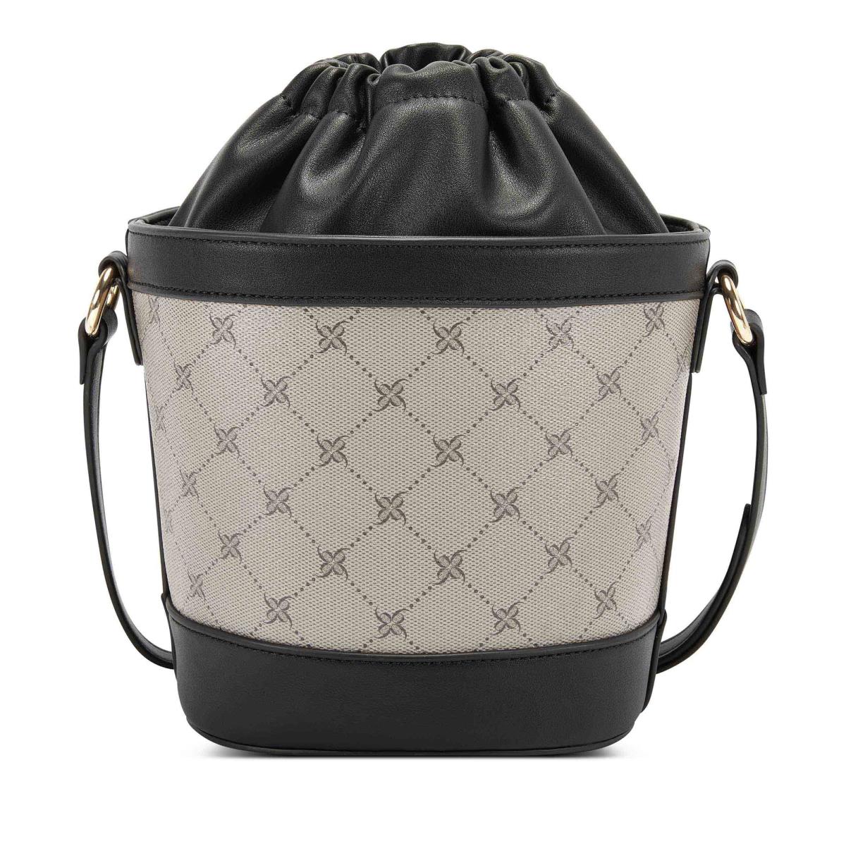 Black Women's Nine West Laylin Drawstring Bucket Crossbody Bags | CSEW03957