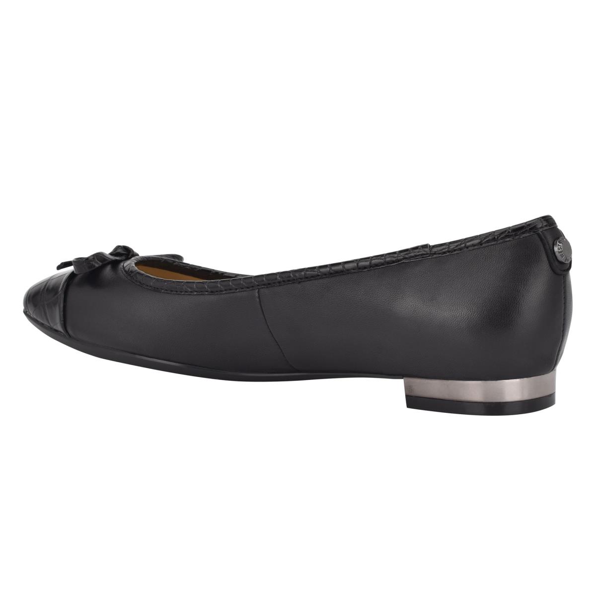 Black Women's Nine West Olly 9x9 Ballet Flats | AODW06152