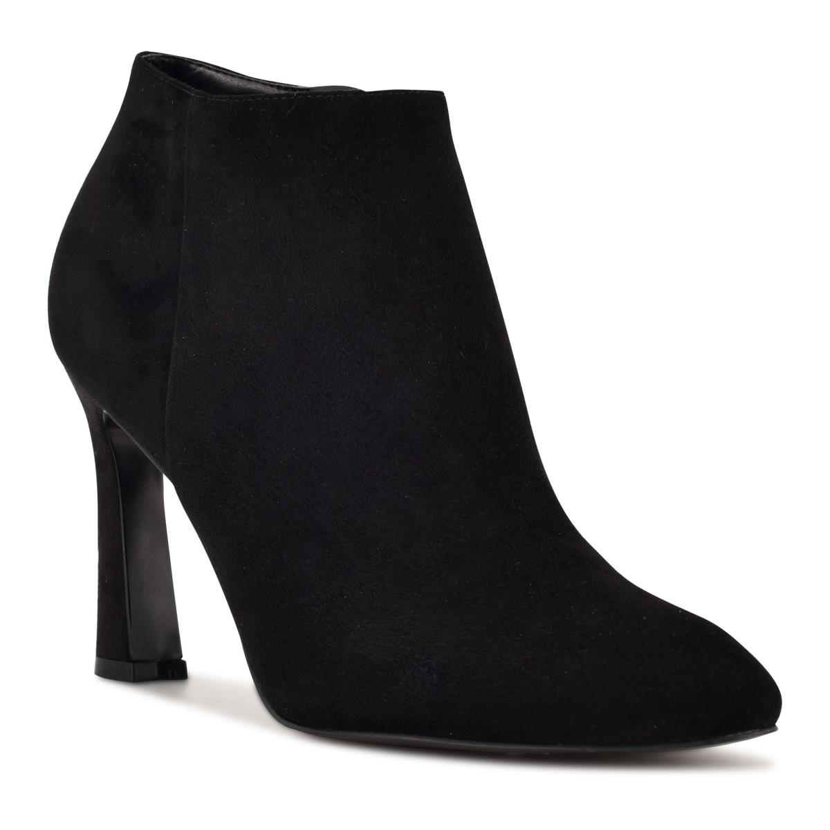 Black Women's Nine West Raze Dress Booties | USQZ20386