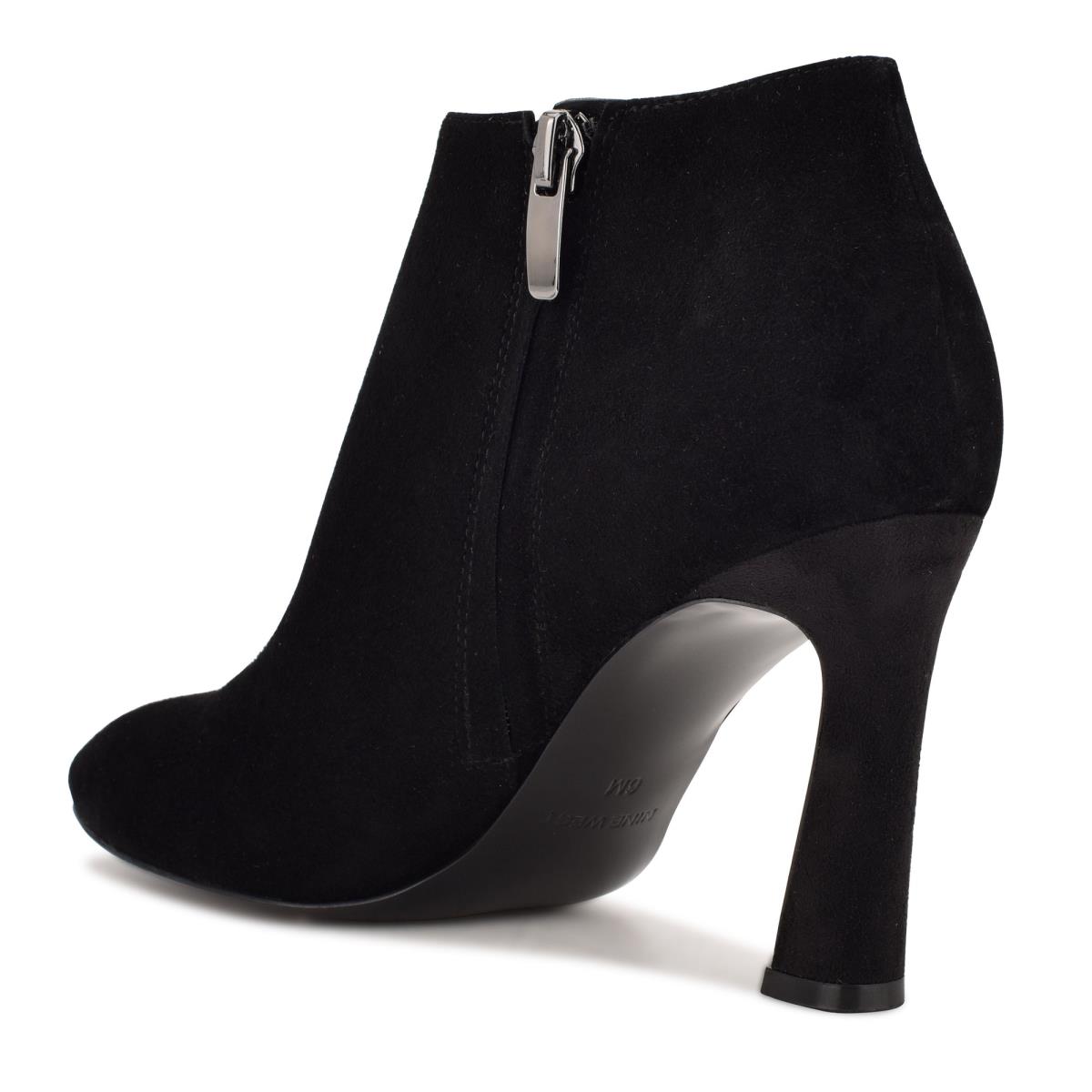 Black Women's Nine West Raze Dress Booties | USQZ20386