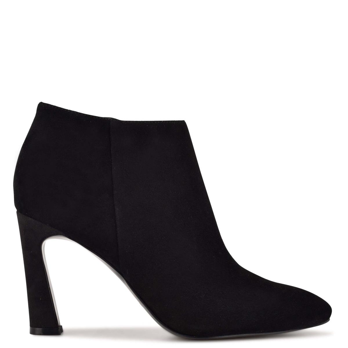 Black Women\'s Nine West Raze Dress Booties | USQZ20386