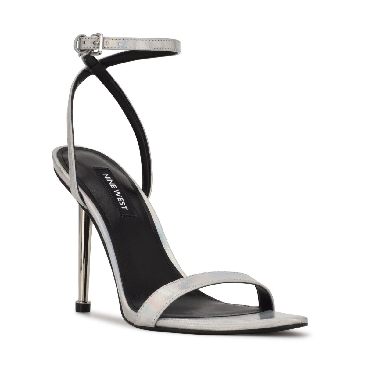 Black Women's Nine West Reina Ankle Strap Sandals | YDBU74052