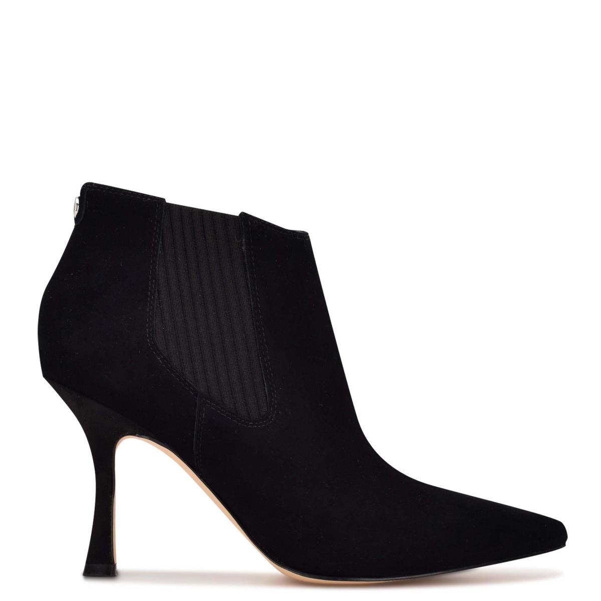 Black Women\'s Nine West Sofia Dress Booties | XQKC32684