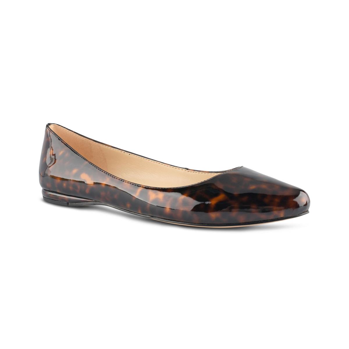 Black Women's Nine West Speakup Almond Toe Ballet Flats | JKCW16485