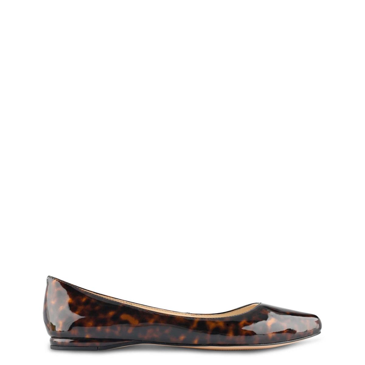 Black Women\'s Nine West Speakup Almond Toe Ballet Flats | JKCW16485