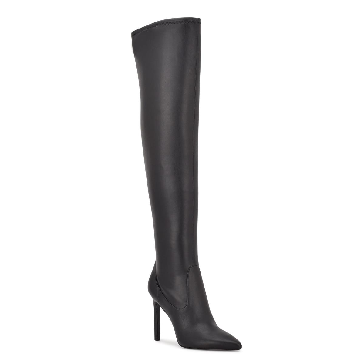 Black Women's Nine West Tacy Over The Knee Boots | PCWS15430