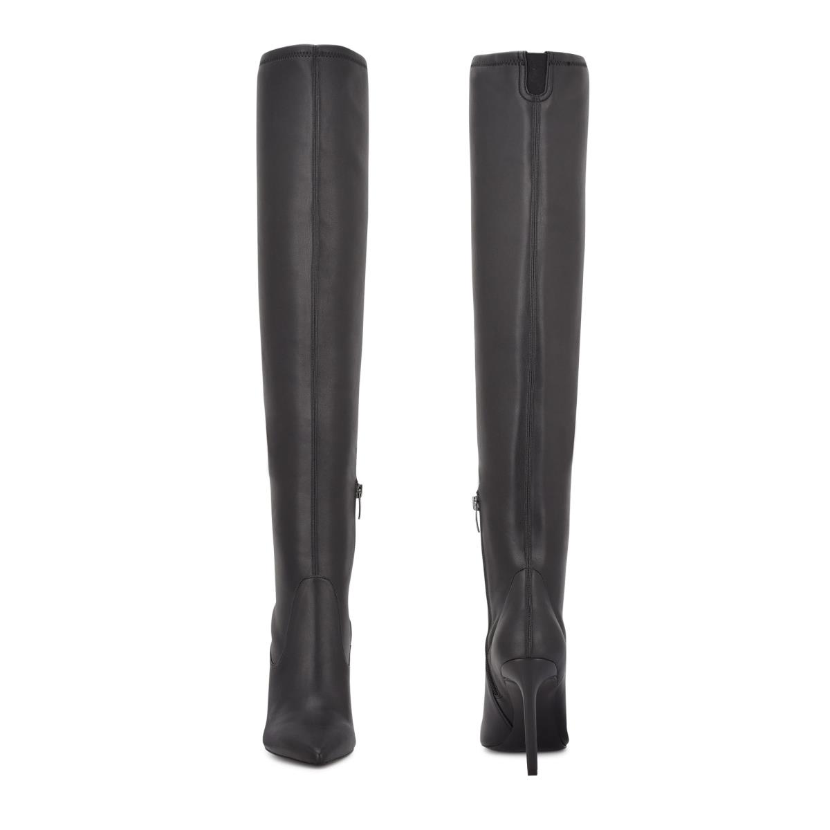 Black Women's Nine West Tacy Over The Knee Boots | PCWS15430