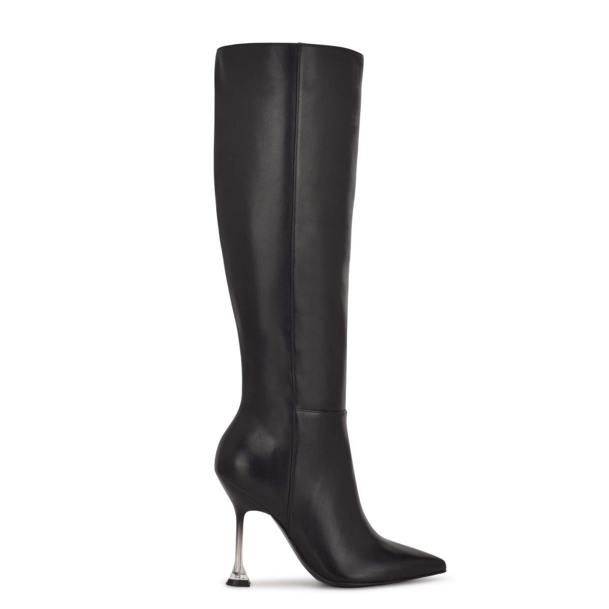 Black Women\'s Nine West Talya Dress Boots | GWLK59807