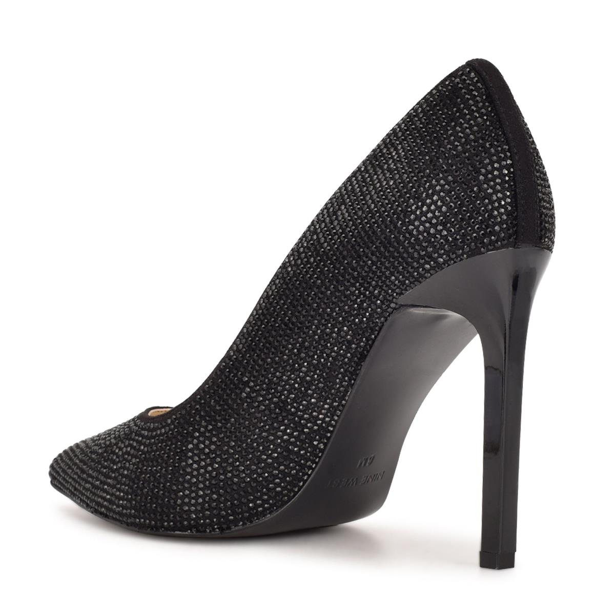 Black Women's Nine West Tatiah Dress Pumps | KBUR62391