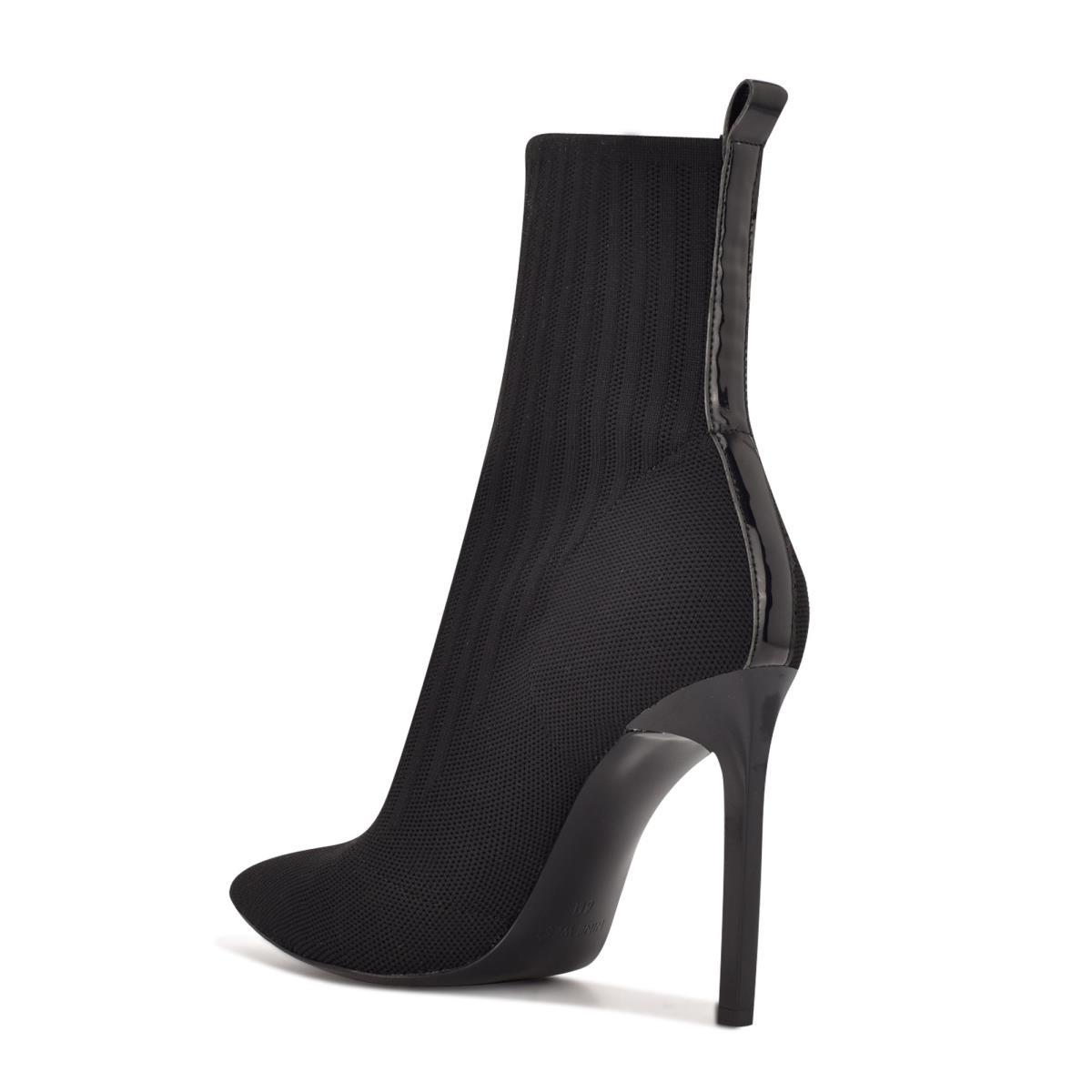 Black Women's Nine West Teoy Dress Booties | KPCN64523