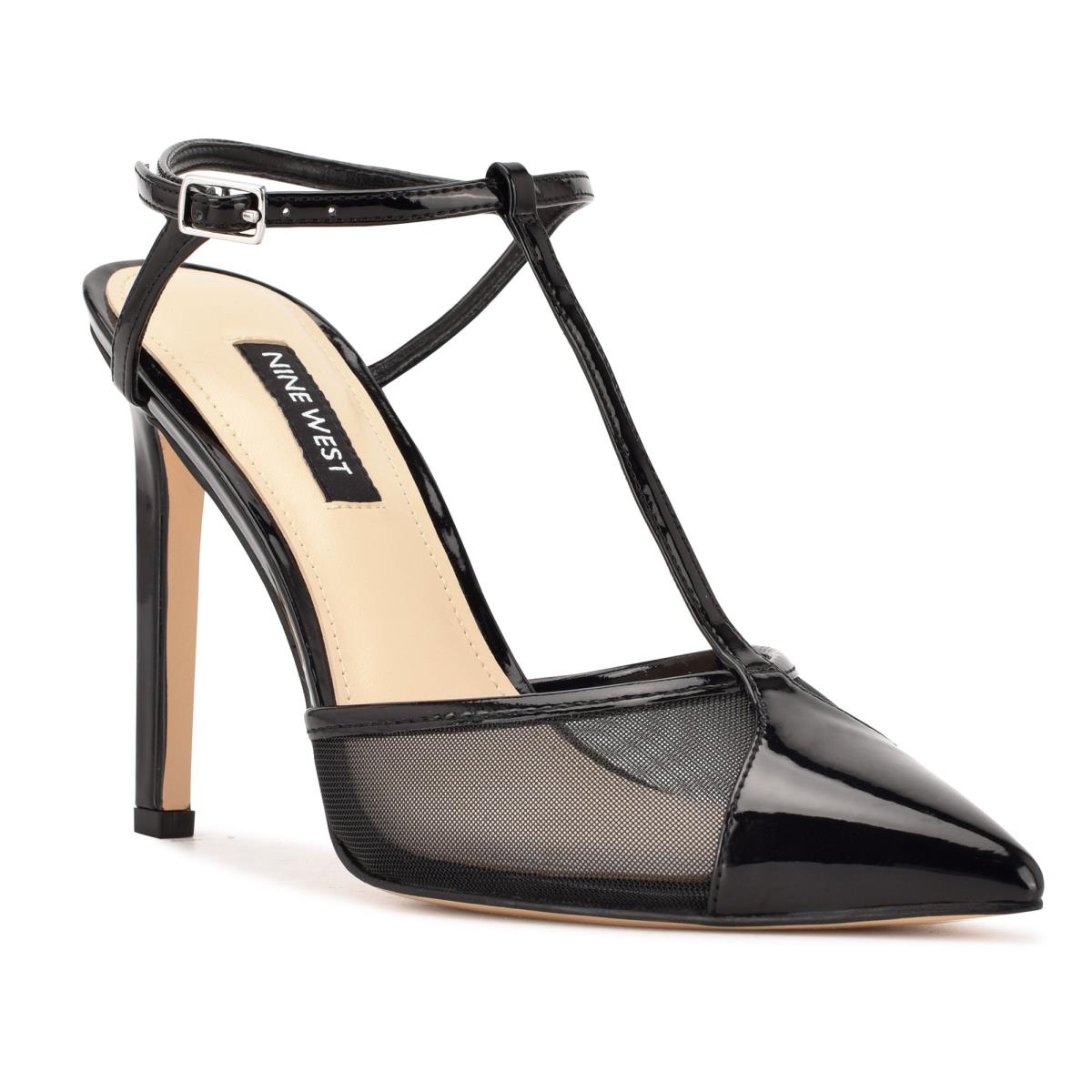 Black Women's Nine West Terrah Dress Pumps | VUET57120